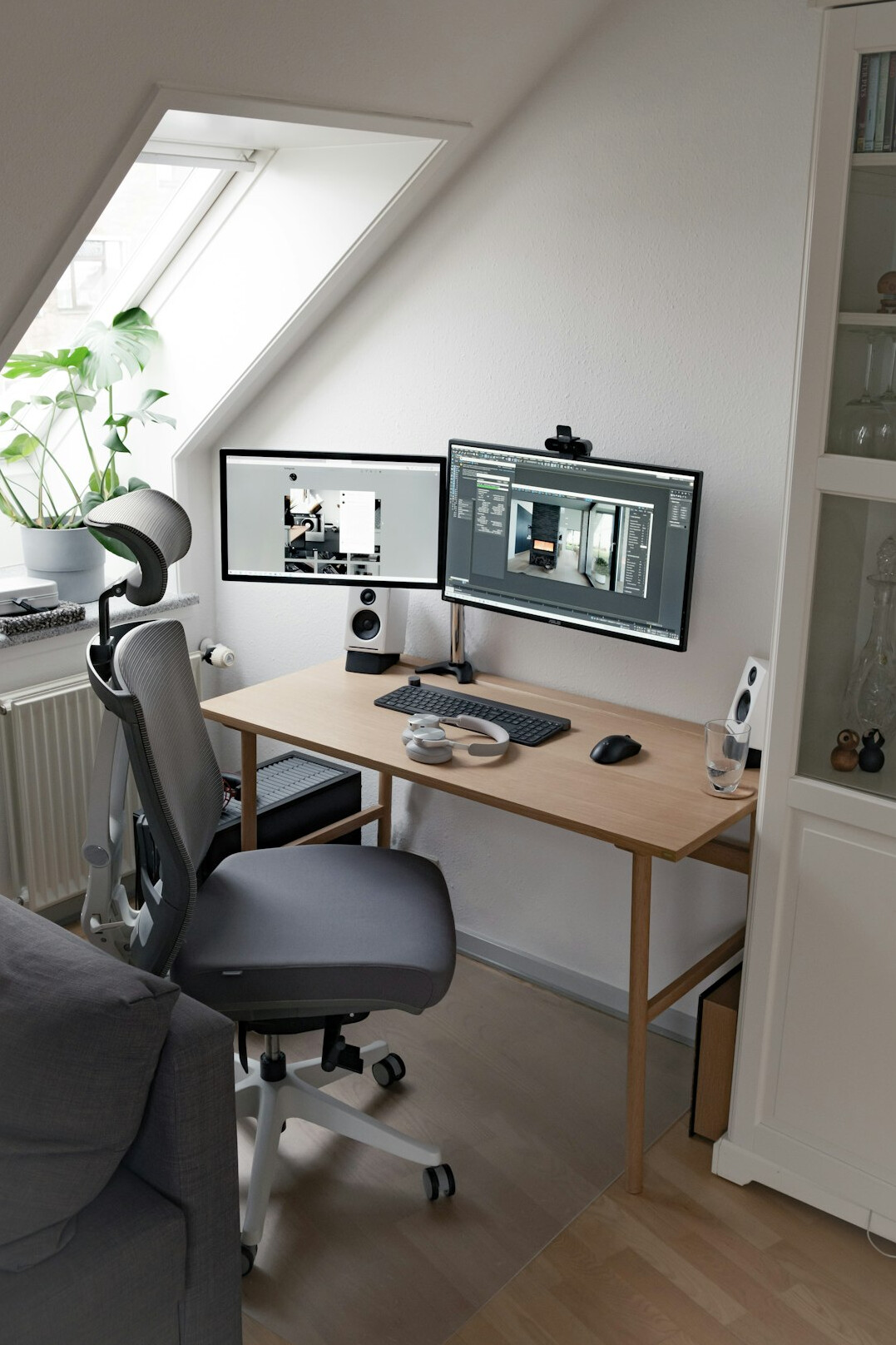 ergonomic office chair setup
